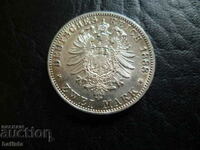 Сребърна монета 2 марки 1888 г. Прусия UNC