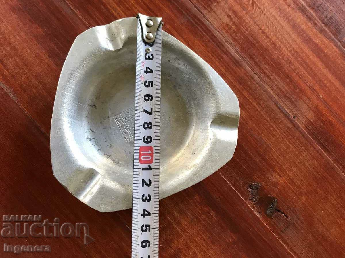 ASHTRAY METAL - CHROME SILISTRA - COAT OF COAT OF SILISTRA with price 9.00 BGN | € 4.60 ASHTRAY METAL - CHROME SILISTRA - COAT OF COAT OF SILISTRA with price 9.00 BGN | € 4.60
