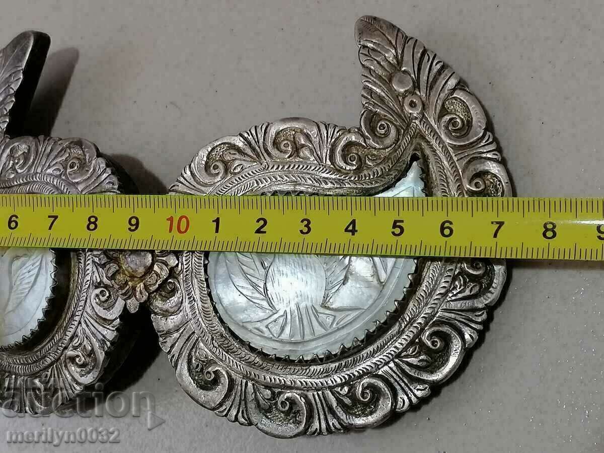 Аукцион Възрожденски сребърни пафти, пафта, сребро, седеф Аукцион Възрожденски сребърни пафти, пафта, сребро, седеф