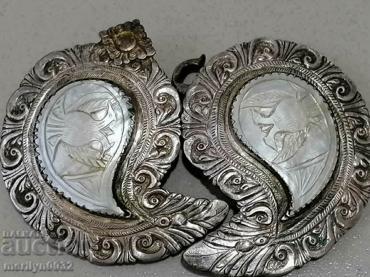 Възрожденски сребърни пафти, пафта, сребро, седеф - 5 Възрожденски сребърни пафти, пафта, сребро, седеф - 5