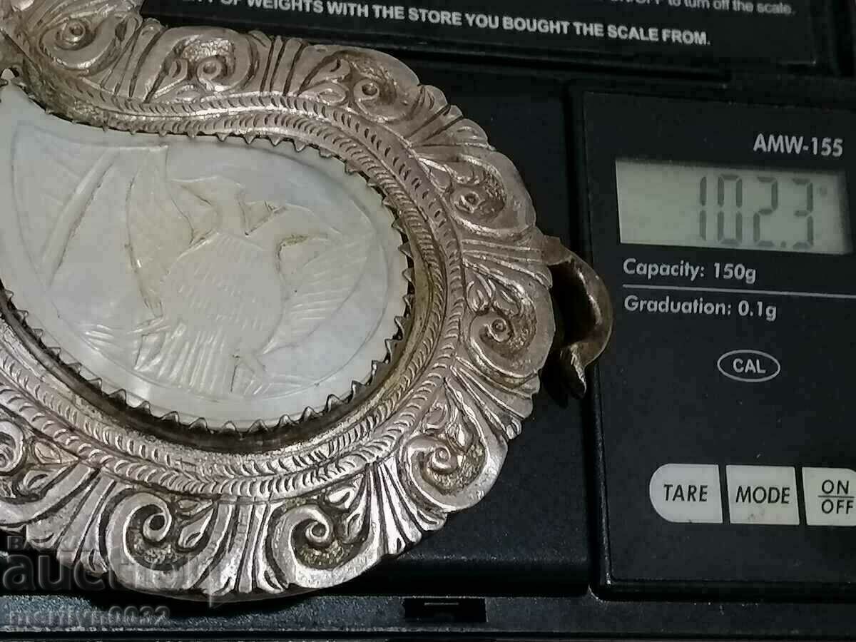 Възрожденски сребърни пафти, пафта, сребро, седеф - 7 Възрожденски сребърни пафти, пафта, сребро, седеф - 7