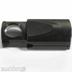 Увеличителна лупа "Leuchtturm" LED 20x със светлина (995).