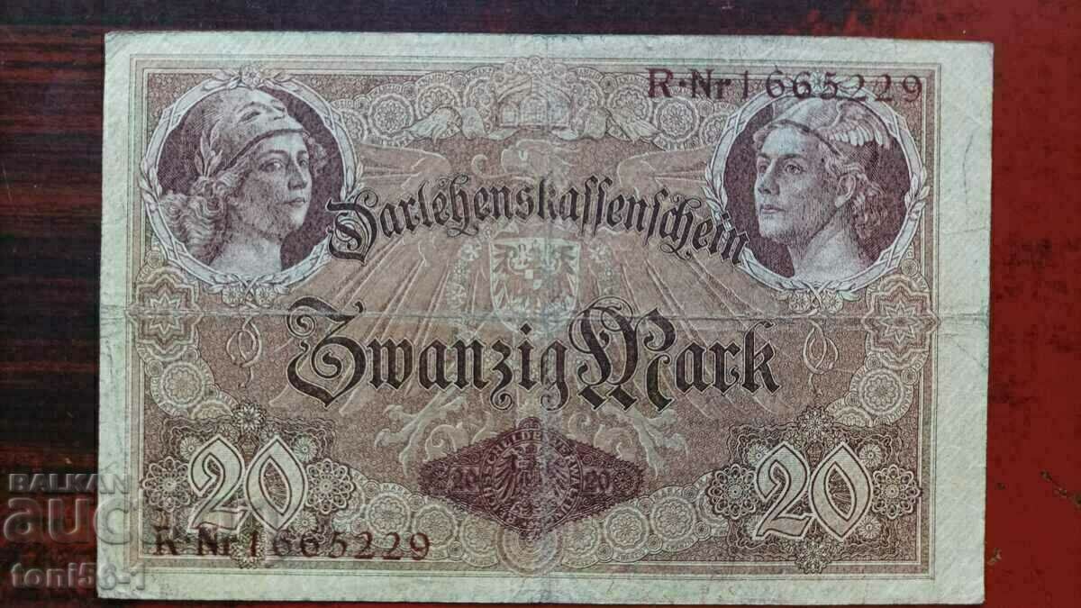 Germany 20 stamps 1914 - 7 digital number