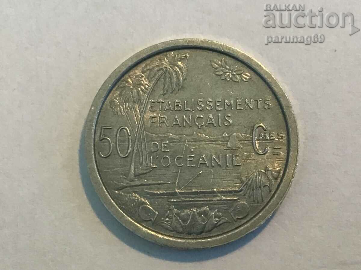 Oceania Franceză 50 de centimes 1949 (SF)