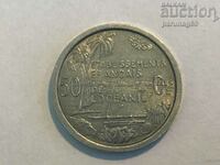 French Oceania 50 centimes 1949 (SF)