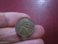 1951 USA 1 cent letter D