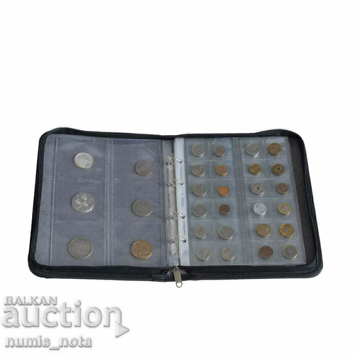 Auction GRANDE KURT coin and/or banknote album eco-leather with zipper Auction GRANDE KURT coin and/or banknote album eco-leather with zipper