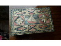 Old wooden box from the 50s, handmade