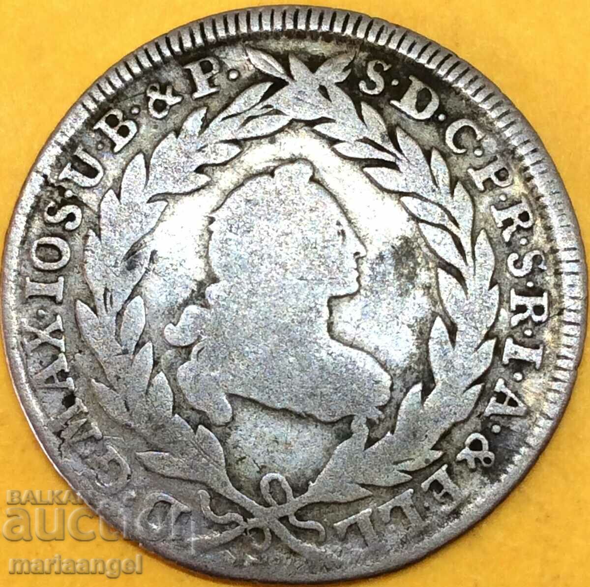 10 Kreuzer 1768 Bavaria Germania argint