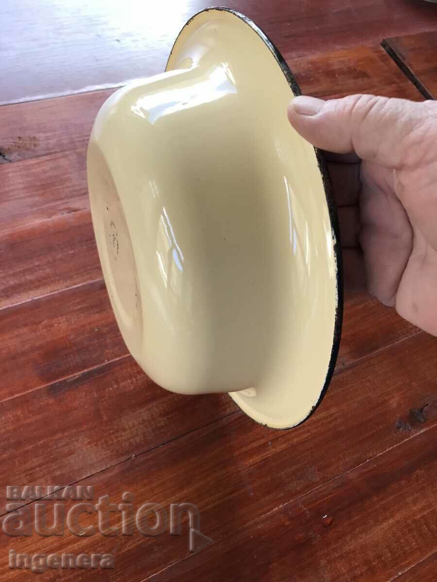 BOWL POT PANICA LARGE ENAMELLED VESSEL FROM SOCA-USSR - 5 BOWL POT PANICA LARGE ENAMELLED VESSEL FROM SOCA-USSR - 5