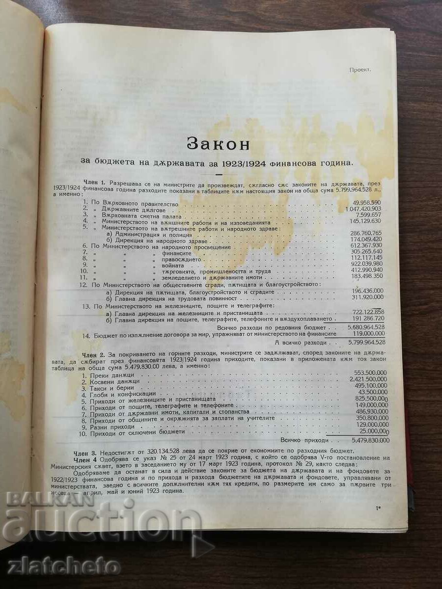 Jurnalele celei de-a XX-a Adunări Naţionale Ordinare 1923-1924 - 5