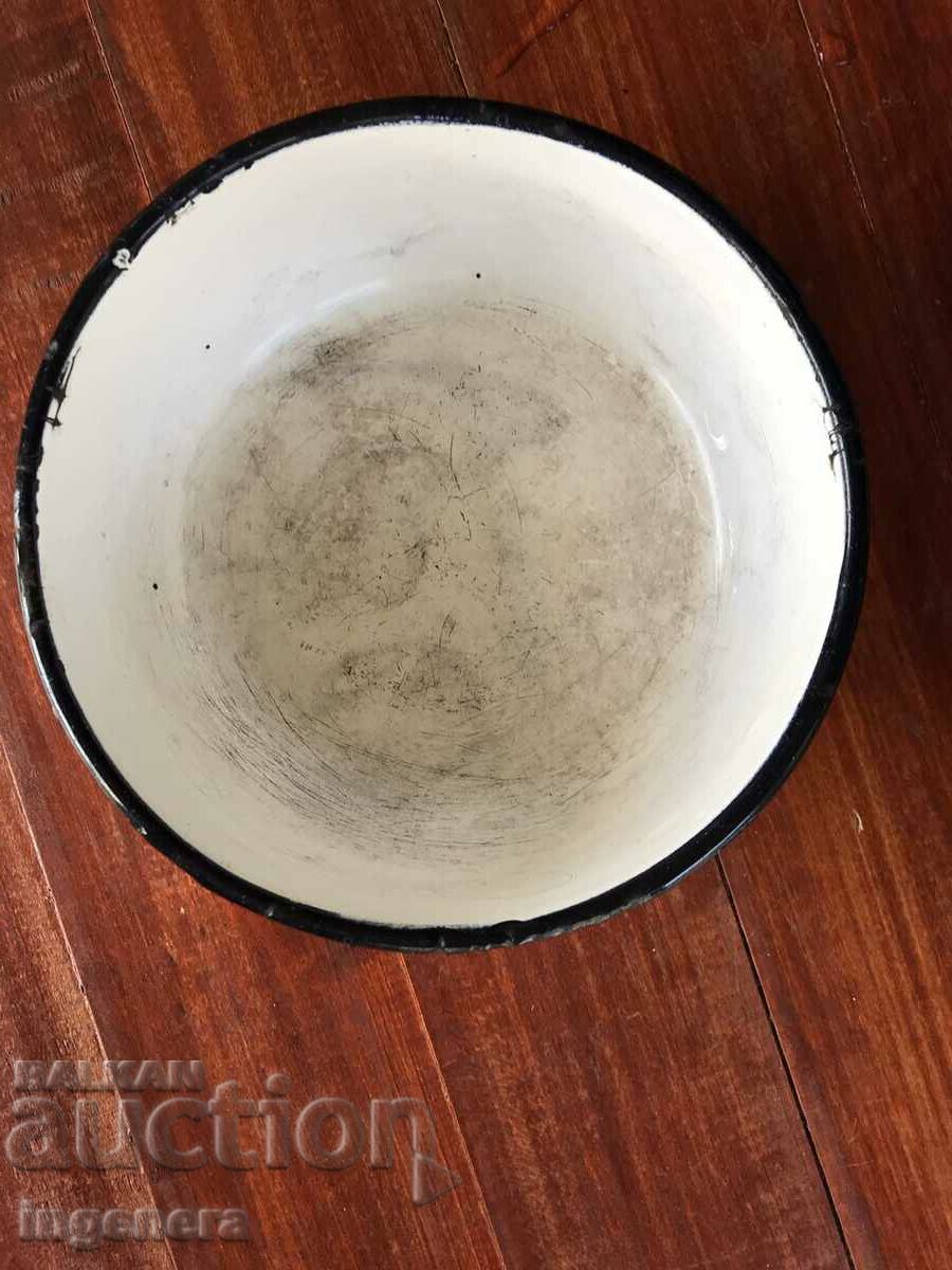 BOWL BOWLER PANICA ENAMEL DISH FROM SOCA with price 5.00 BGN | € 2.56 BOWL BOWLER PANICA ENAMEL DISH FROM SOCA with price 5.00 BGN | € 2.56