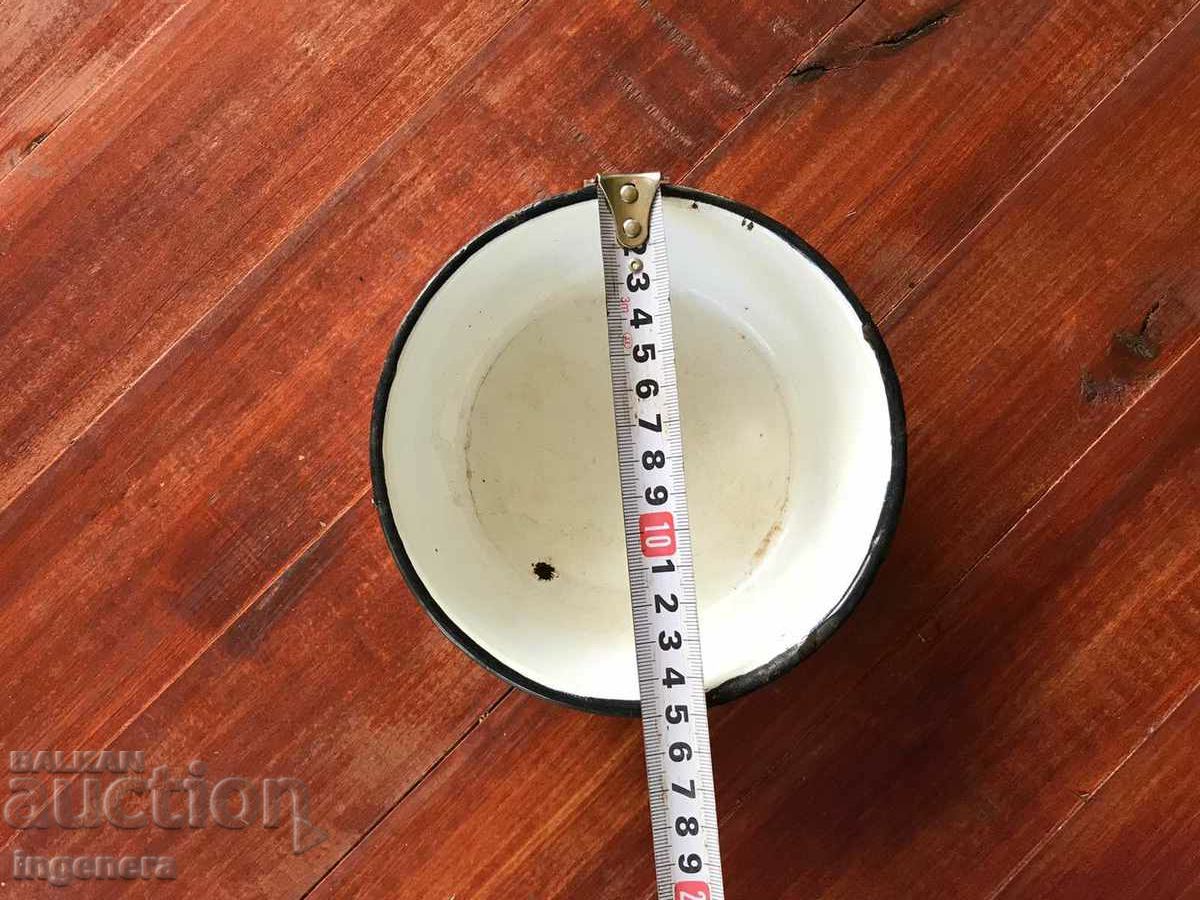 BOWL BOWLER PANICA ENAMEL DISH FROM SOCA - 5 BOWL BOWLER PANICA ENAMEL DISH FROM SOCA - 5