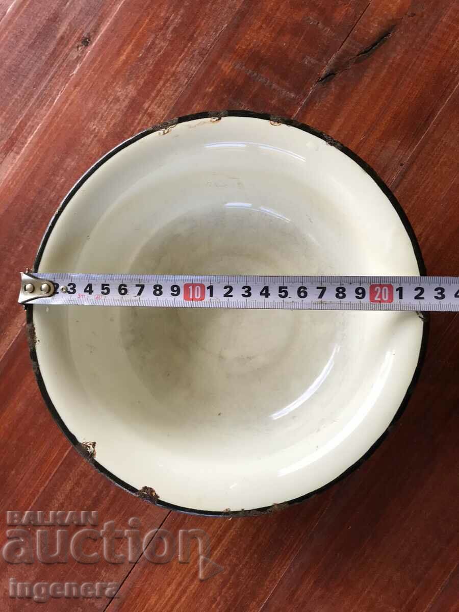 BOWL BOWLER PANICA ENAMEL DISH FROM SOCA with price 6.00 BGN | € 3.07 BOWL BOWLER PANICA ENAMEL DISH FROM SOCA with price 6.00 BGN | € 3.07