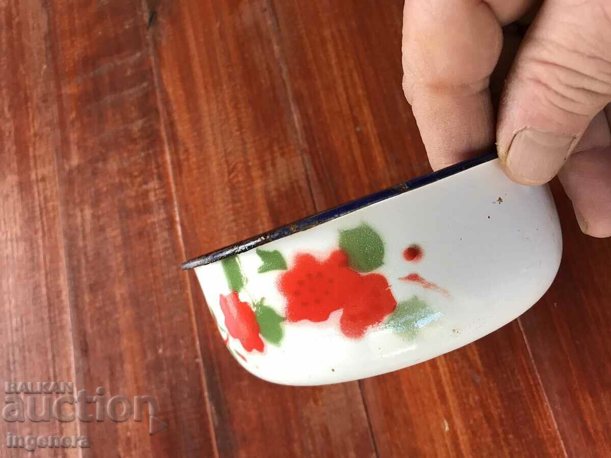 Auction BOWL BOWLER PANICA ENAMEL DISH FROM SOCA Auction BOWL BOWLER PANICA ENAMEL DISH FROM SOCA