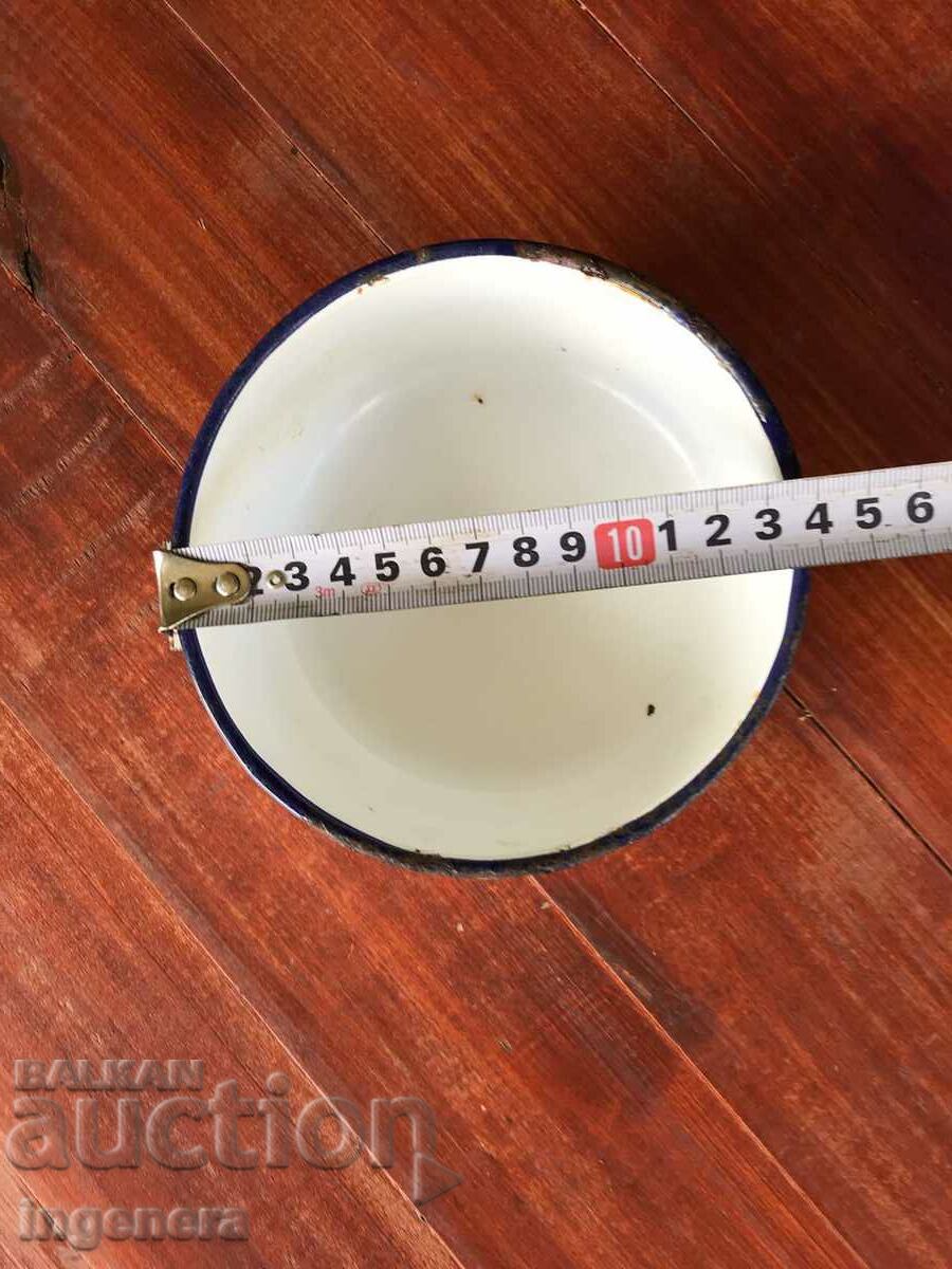 BOWL BOWLER PANICA ENAMEL DISH FROM SOCA - 6 BOWL BOWLER PANICA ENAMEL DISH FROM SOCA - 6