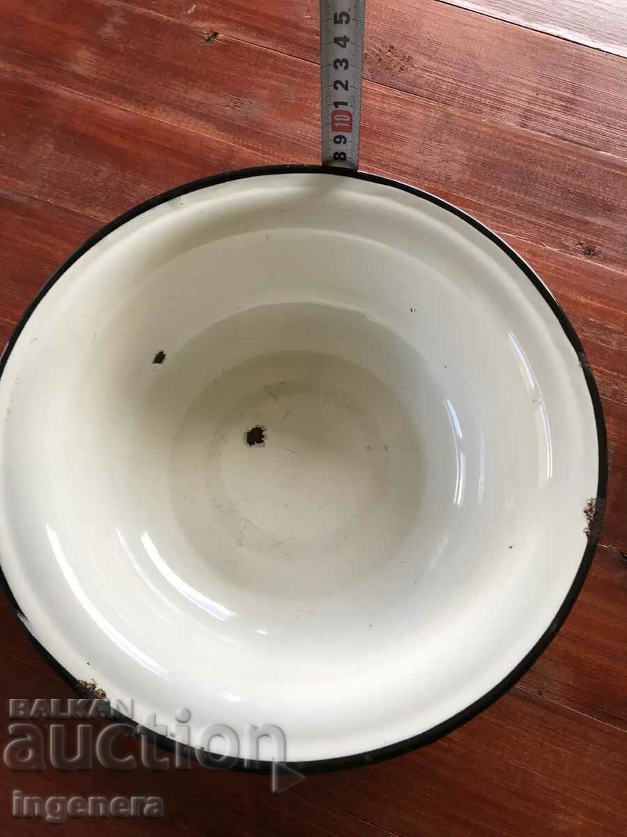 BOWL POT PANICA LARGE ENAMELLED VESSEL FROM SOCA-USSR - 6 BOWL POT PANICA LARGE ENAMELLED VESSEL FROM SOCA-USSR - 6