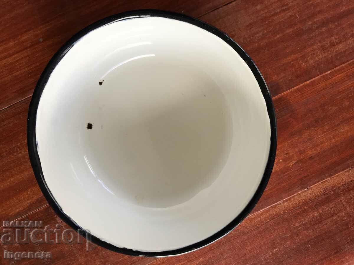 Auction BOWL BOWLER PANICA ENAMEL DISH FROM SOCA Auction BOWL BOWLER PANICA ENAMEL DISH FROM SOCA