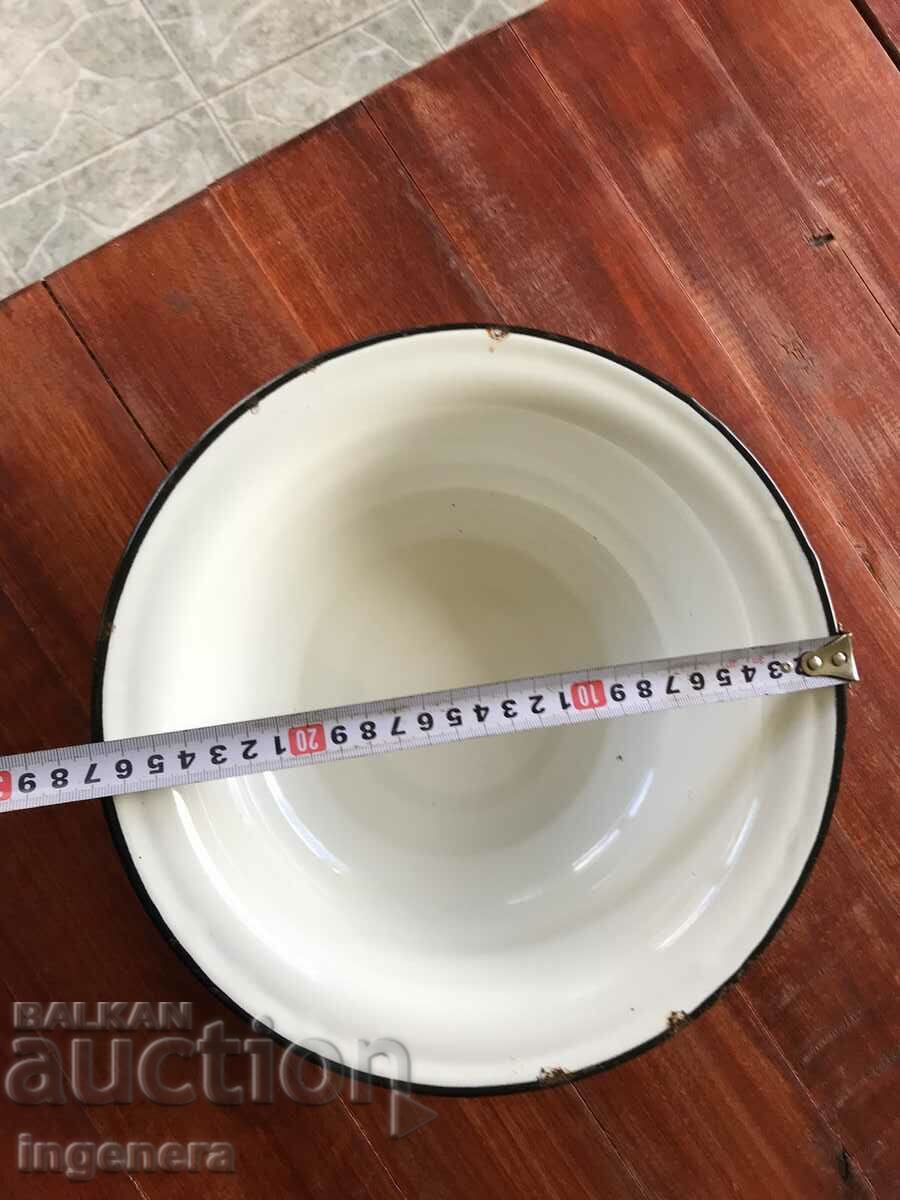 BOWL POT PANICA LARGE ENAMELLED VESSEL FROM SOCA-USSR with price 9.00 BGN | € 4.60