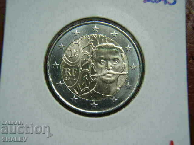 2 euro 2013 France "Coubertin" (1) /France/ - Unc (2 euro) with price 15.89 BGN | € 8.12
