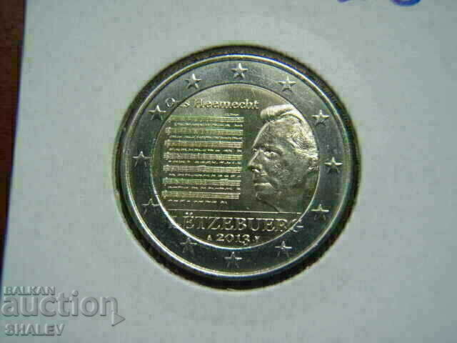 Auction 2 euro 2013 Luxembourg "Himn" - Unc (2 euro) Auction 2 euro 2013 Luxembourg "Himn" - Unc (2 euro)
