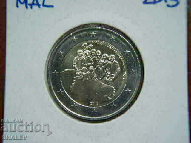 Auction  2 euro 2013 Malta "1921" /Malta/ - Unc (2 euro)