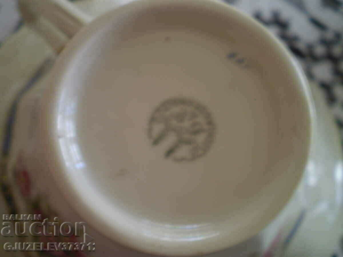 Set de ceai vechi din porțelan SCHLAGGENWALD BOHEMIA - 6 Set de ceai vechi din porțelan SCHLAGGENWALD BOHEMIA - 6