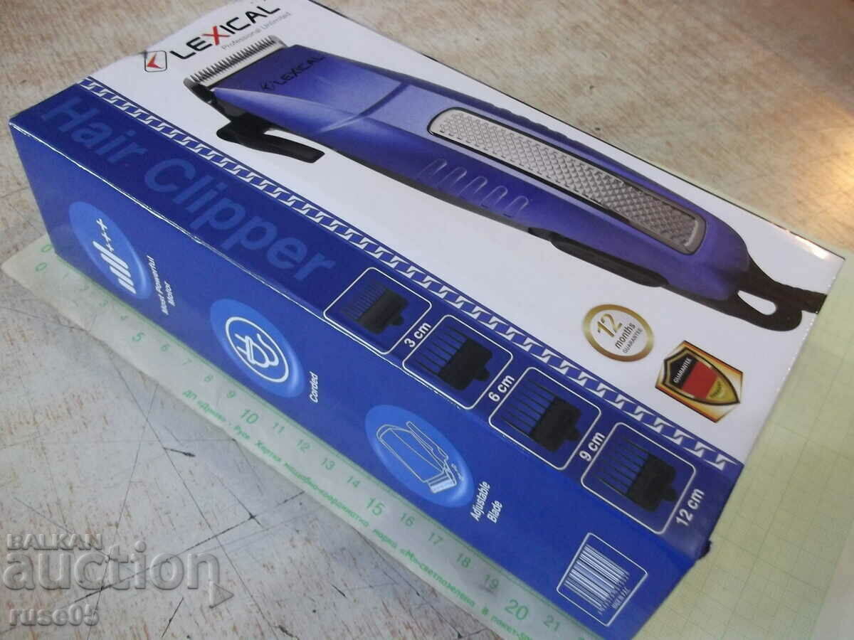 Auction  Hair clipper "LEXICAL - LHC-5610" new