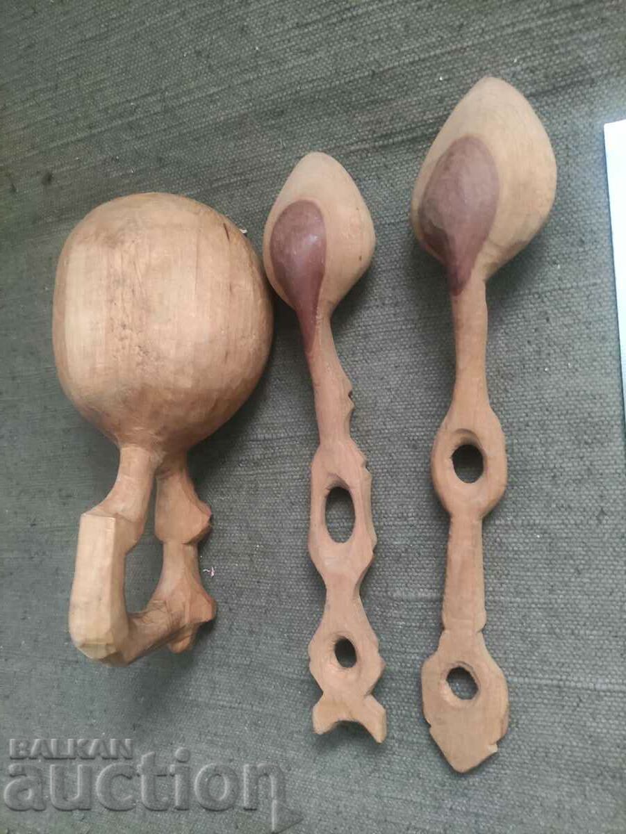 ξύλινα κουτάλια - 5 ξύλινα κουτάλια - 5