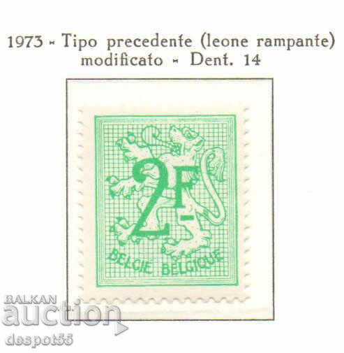 1973. Белгия. Стилизиран лъв. с цена 0.90 лв. | € 0.46 1973. Белгия. Стилизиран лъв. с цена 0.90 лв. | € 0.46