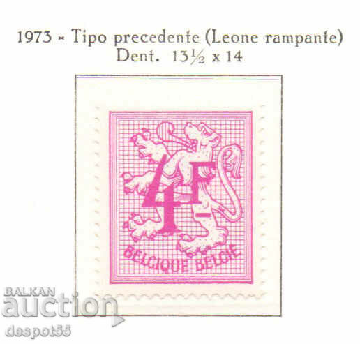 1973. Belgium. Stylized lion.