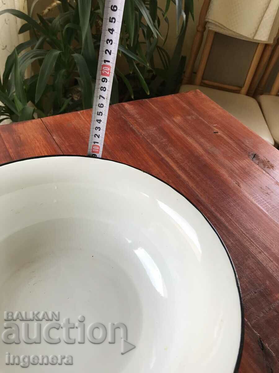 Delivery of PAN PAN METAL BOWL LARGE ENAMELED-USSR Delivery of PAN PAN METAL BOWL LARGE ENAMELED-USSR