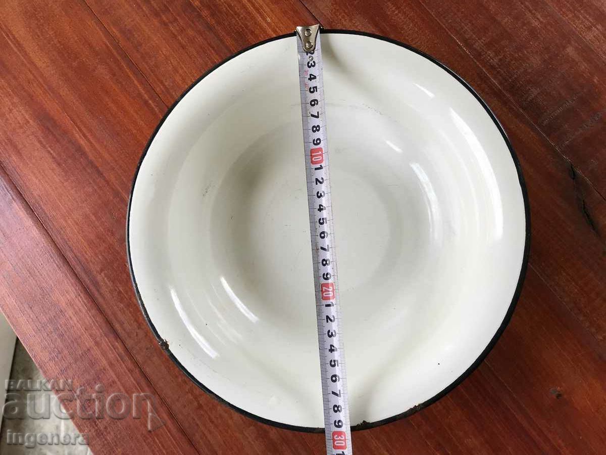 PAN PAN BOWL METAL ENAMELED-USSR with price 19.00 BGN | € 9.71 PAN PAN BOWL METAL ENAMELED-USSR with price 19.00 BGN | € 9.71
