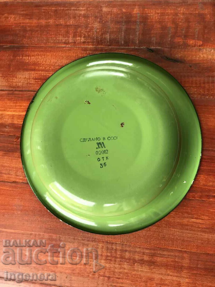 PAN PAN BOWL METAL ENAMELED-USSR - 5 PAN PAN BOWL METAL ENAMELED-USSR - 5