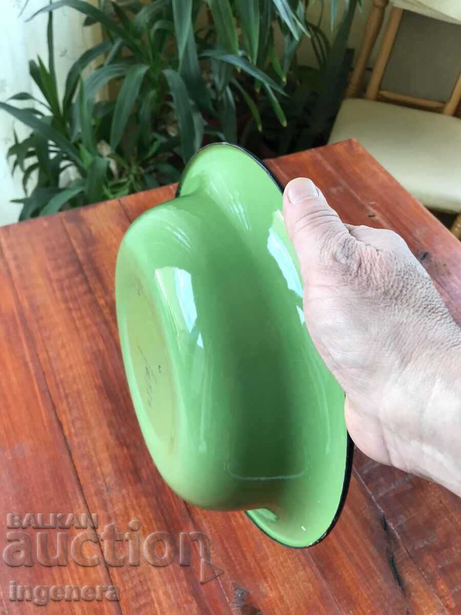 PAN PAN BOWL METAL ENAMELED-USSR - 6 PAN PAN BOWL METAL ENAMELED-USSR - 6