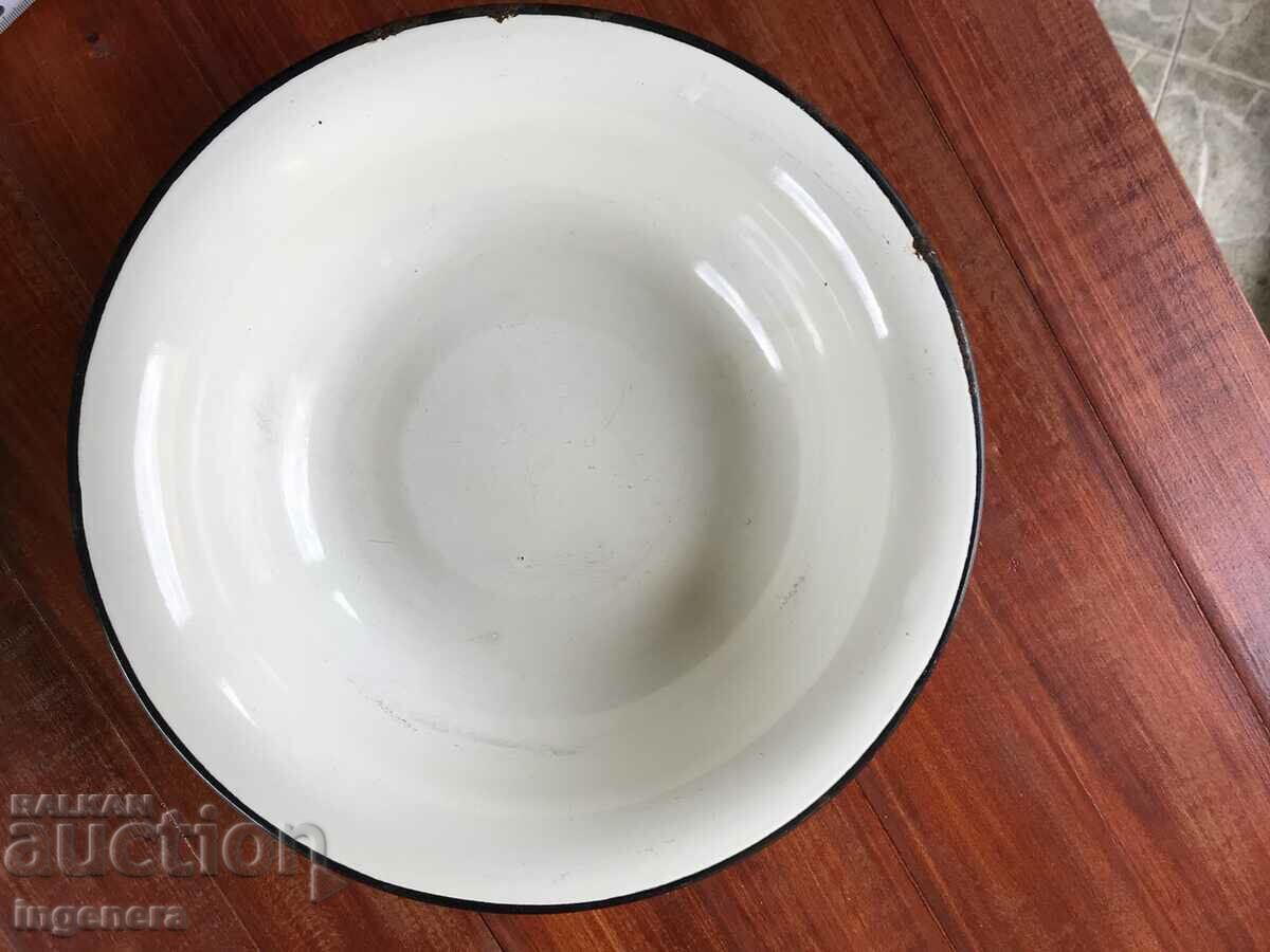 PAN PAN BOWL METAL ENAMELED-USSR - 7 PAN PAN BOWL METAL ENAMELED-USSR - 7