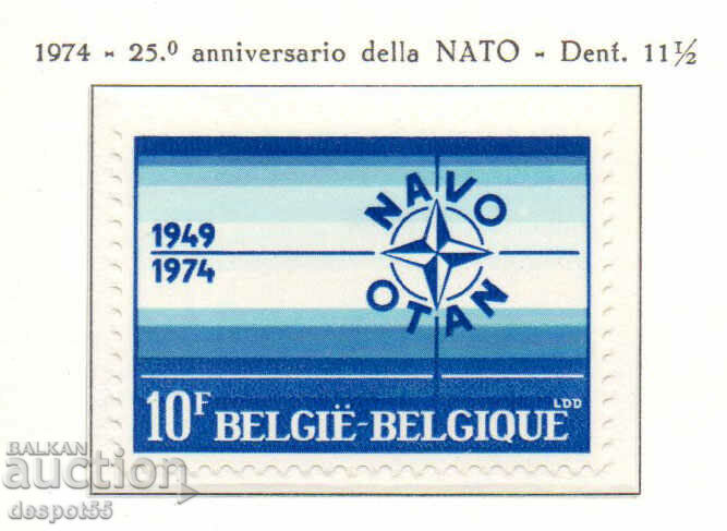 1974. Belgium. Jubilee - 25 years of NATO.