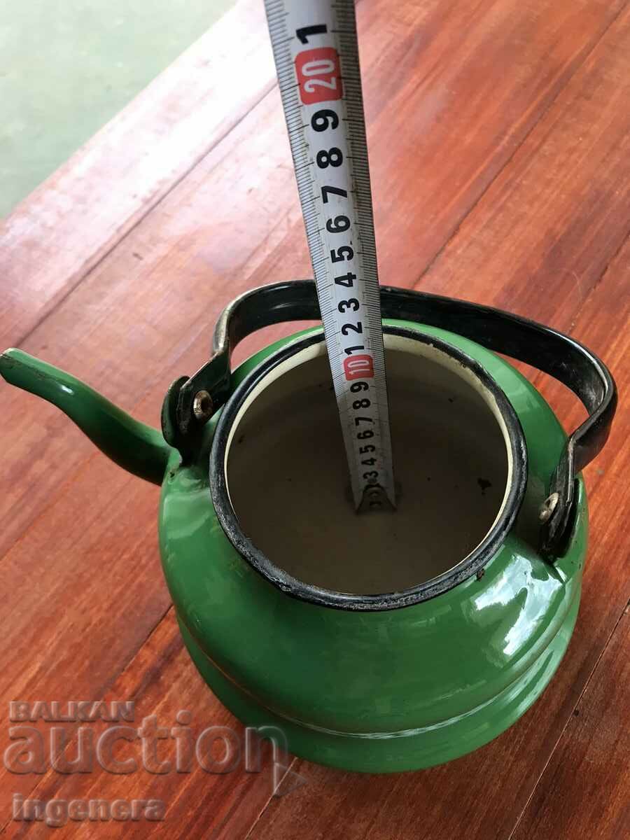 Livrarea IBERICĂ METAL SMALȚATĂ MIC MARCĂ-1500 ML Livrarea IBERICĂ METAL SMALȚATĂ MIC MARCĂ-1500 ML