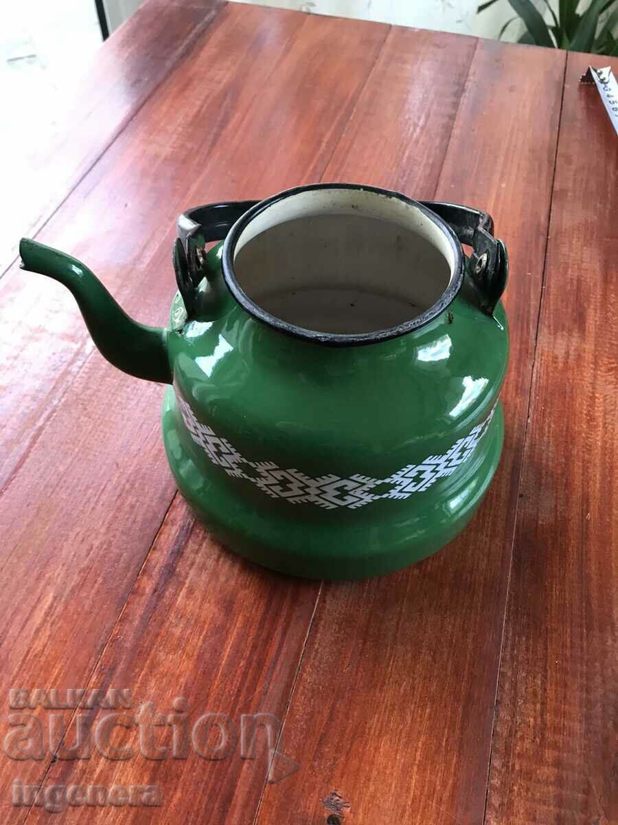 KETTLE METAL ENAMELED SMALL-MARKED-1500 ML