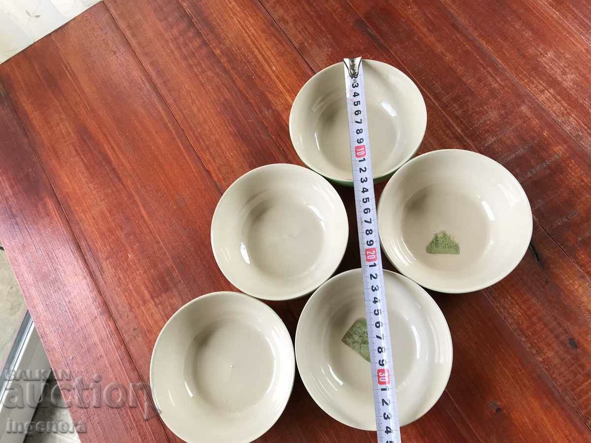 BULGARIA PORCELAIN BOWL PANICA BOWL-NEW-5 PCS - 5 BULGARIA PORCELAIN BOWL PANICA BOWL-NEW-5 PCS - 5
