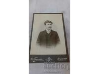 Picture Man in black suit and mustache Cardboard