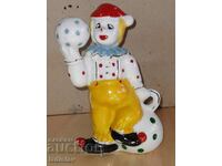 Porcelain clown figure
