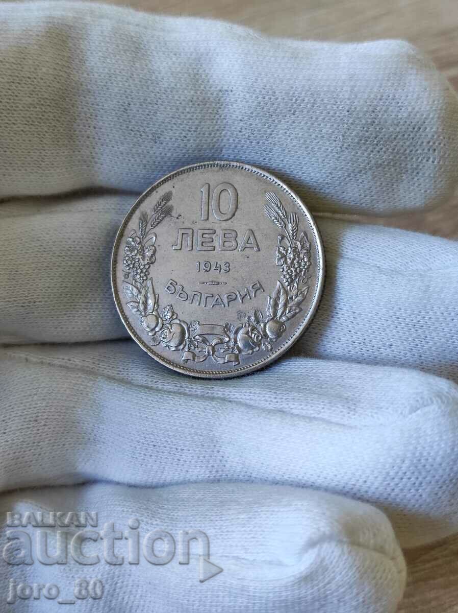 10 BGN 1943 Bulgaria