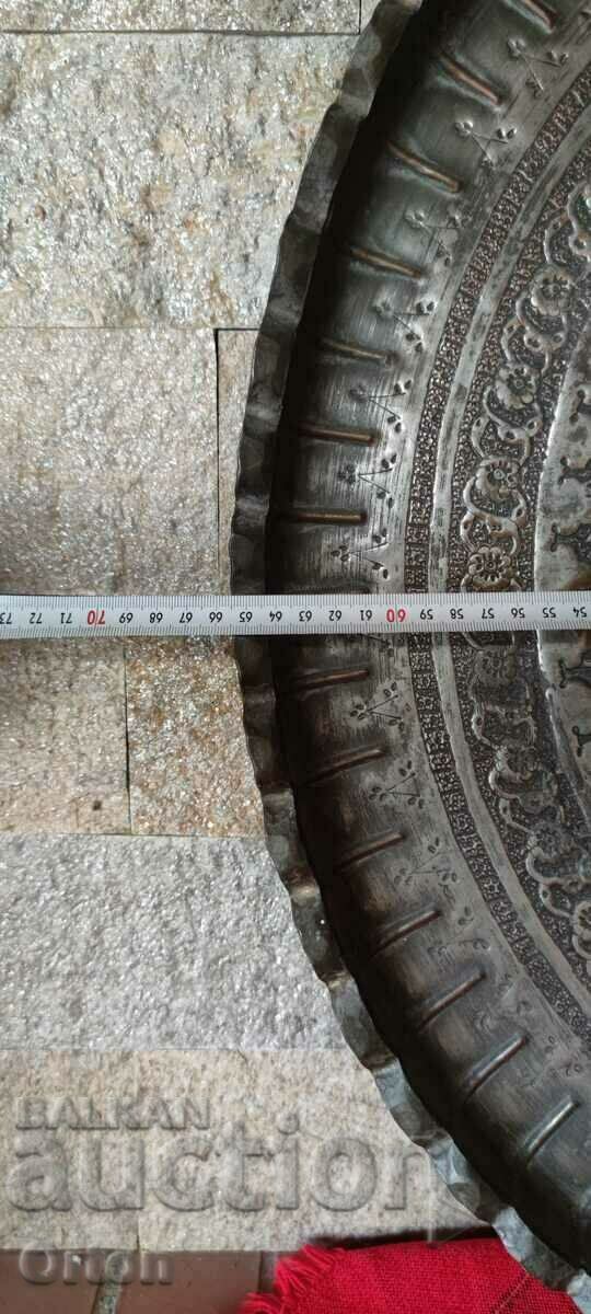 OLD WROUGHT OTTOMAN COPPER BLUE - UNIQUE - RRR - 5