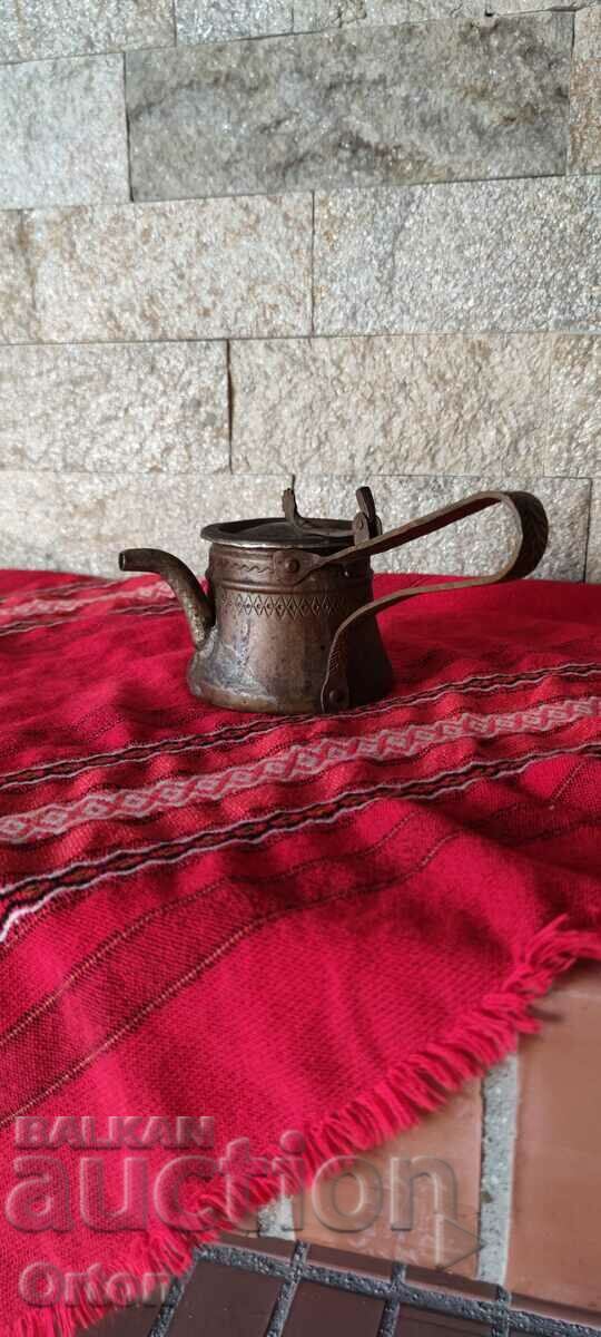 Delivery of OLD FORGED COPPER BOILER FOR HEATED BRANDY