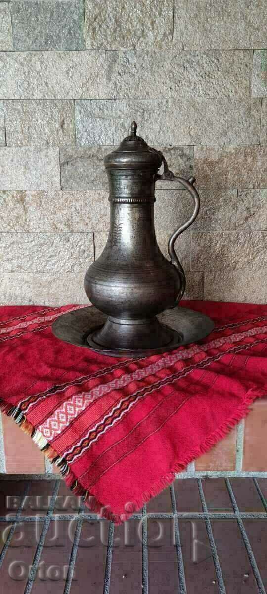 UNIQUE! MUSEUM EXHIBIT COFFEE POT RENAISSANCE COPPER VESSEL - 1901 - 6 UNIQUE! MUSEUM EXHIBIT COFFEE POT RENAISSANCE COPPER VESSEL - 1901 - 6