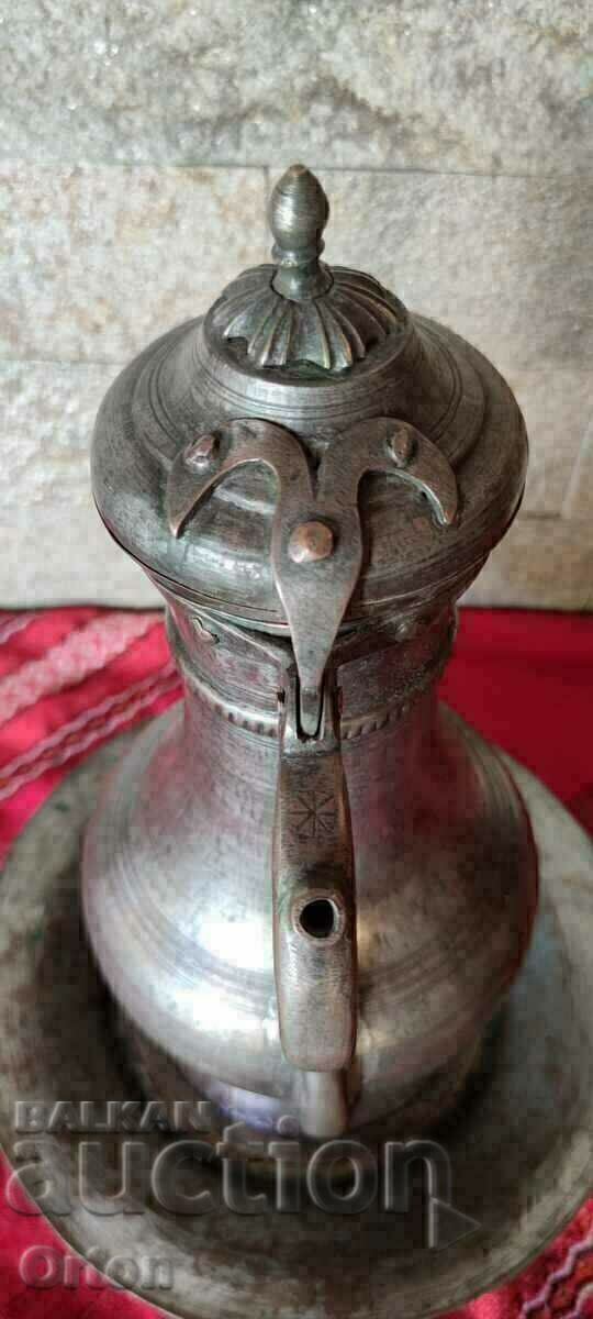 UNIQUE! MUSEUM EXHIBIT COFFEE POT RENAISSANCE COPPER VESSEL - 1901 - 7 UNIQUE! MUSEUM EXHIBIT COFFEE POT RENAISSANCE COPPER VESSEL - 1901 - 7