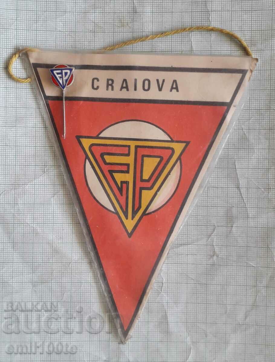 Badge and flag - Sports Club Elektroputere Craiova