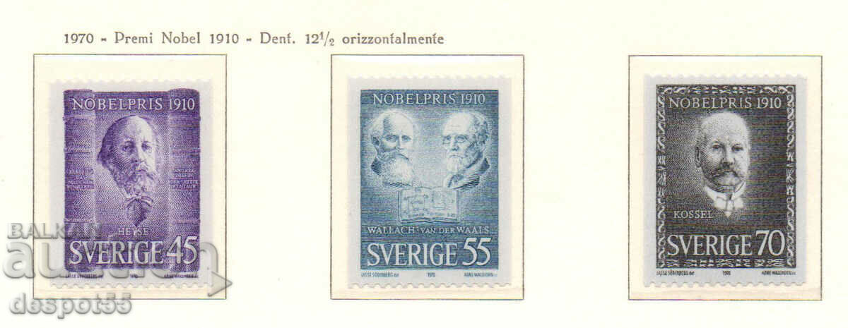 1970. Suedia. Câștigători ai Premiului Nobel 1910