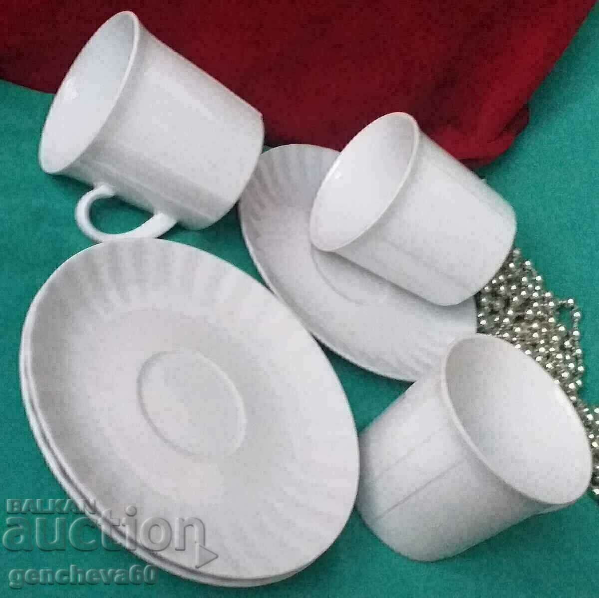 Porcelain long coffee mugs/label with price 25.00 BGN | € 12.78 Porcelain long coffee mugs/label with price 25.00 BGN | € 12.78